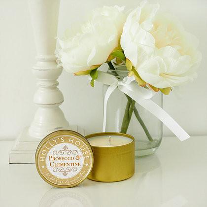 Prosecco & Clementine 100ml Candle Tin