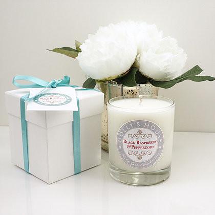 Black Raspberry & Peppercorn Luxury Scented Candle